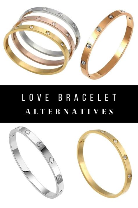 cartier love bracelet silver dupe|cartier love bracelet lookalikes.